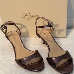 Vince Camuto Imagine Kymberly Heel, Metallic Snake